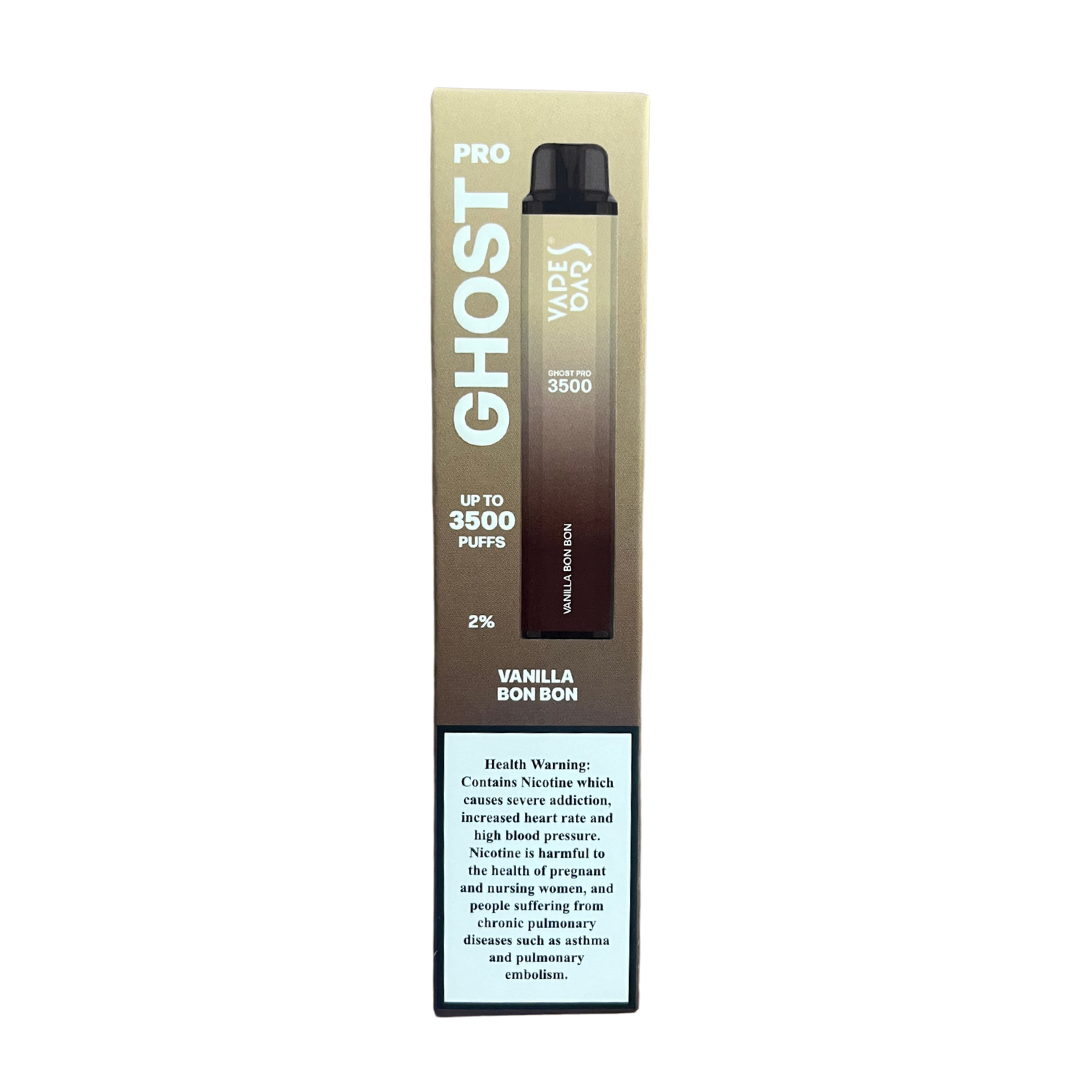Vapes Bar Ghost Pro Vanilla Bon Bon 3500pfs 20mg