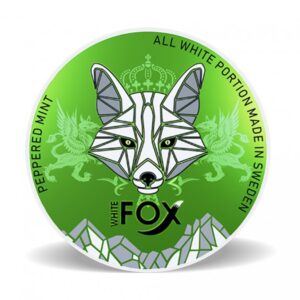 White Fox Peppered Mint NICOTINE POUCHES