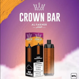 Crown Bar Sweet Passionfruit 8000pfs 5mg