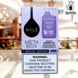 White Grape Ice MYLE Meta Box 5000pfs 5%