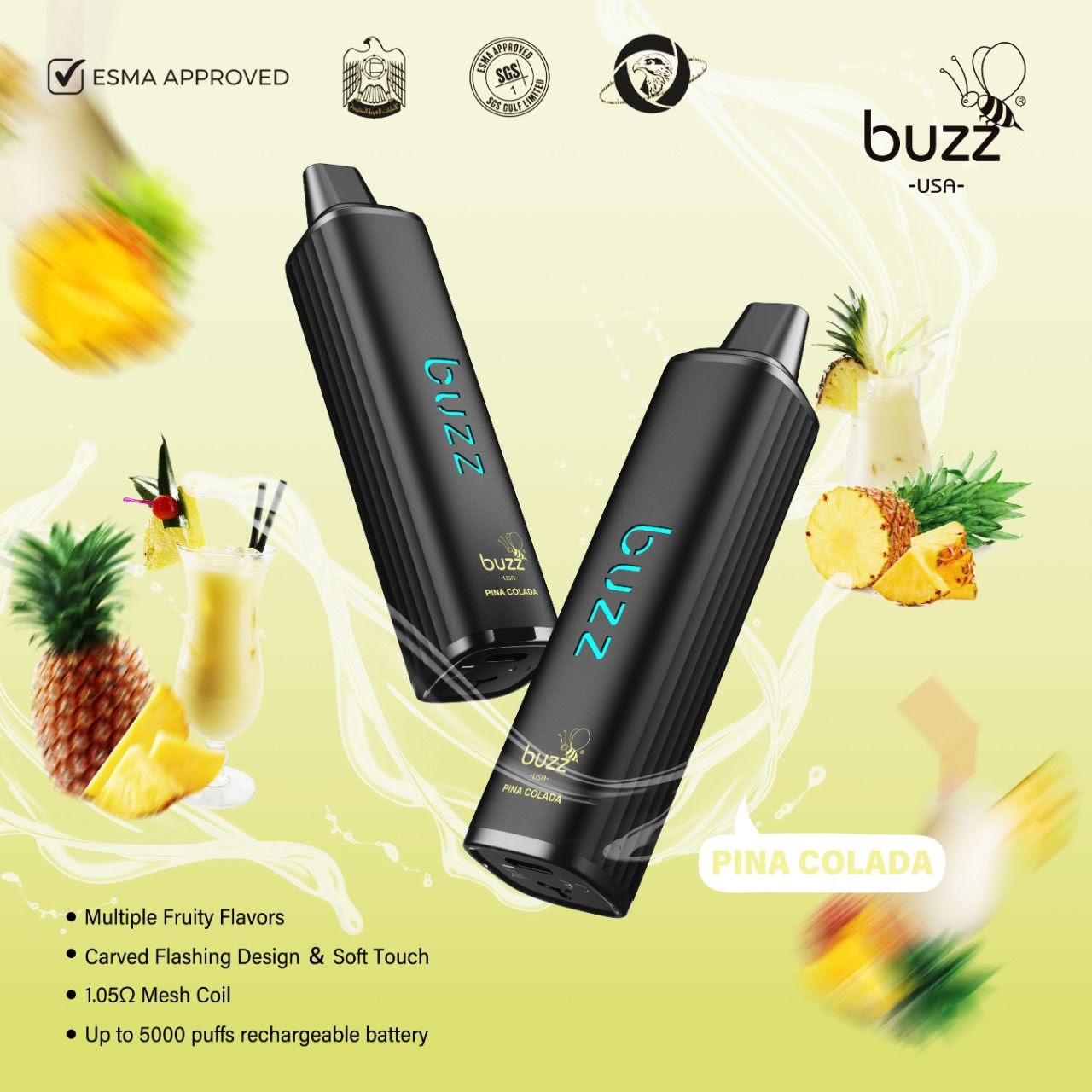 Buzz Pinacolada 5000pfs 50mg