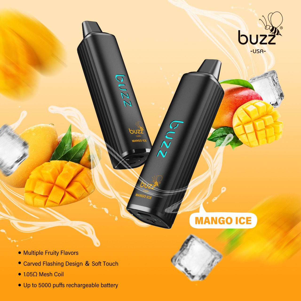 Buzz Mango Ice 5000pfs 50mg
