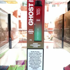Vapes Bar Ghost Pro Sweet Strawberry Laces 3500pfs 20mg
