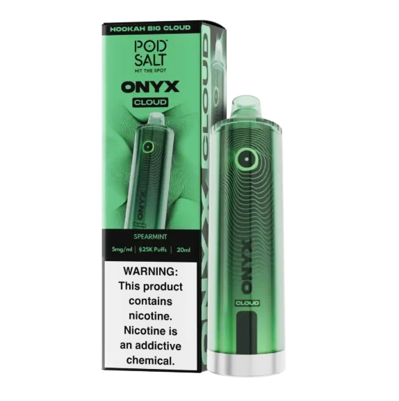 POD SALT Onyx Cloud Spearmint 25000pfs 5mg