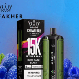 Crown Bar Hyper Max Blue Razz Blast 15000pfs 6mg