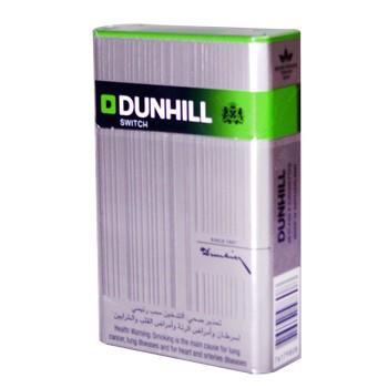Dunhill Switch Silver Green Cigarette