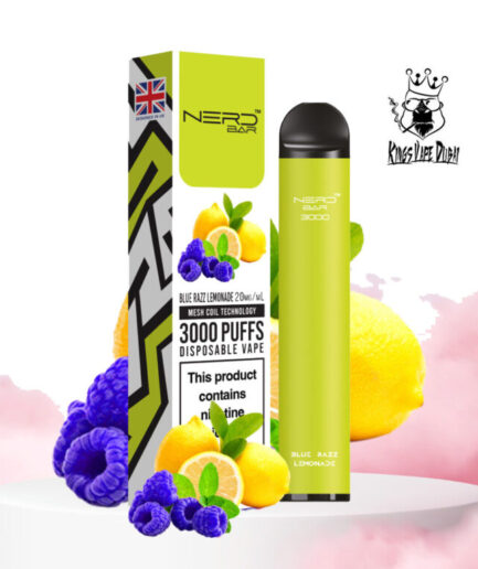 NERD BAR Blue Razz Lemonade 3000pfs 20mg