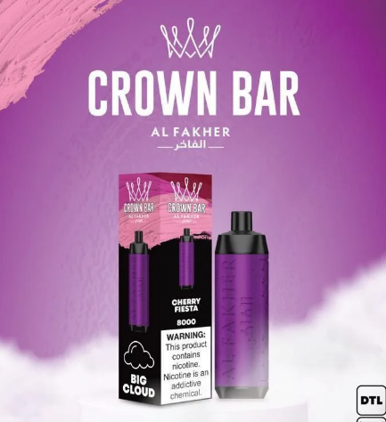 Crown Bar Cherry Fiesta 8000pfs 5mg