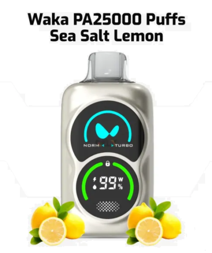 Waka Sea Salt lemon 25000pfs 50mg