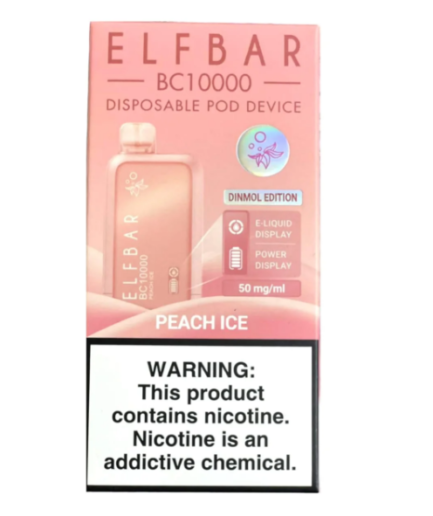 ELFBAR Peach Ice 10k puffs 50mg