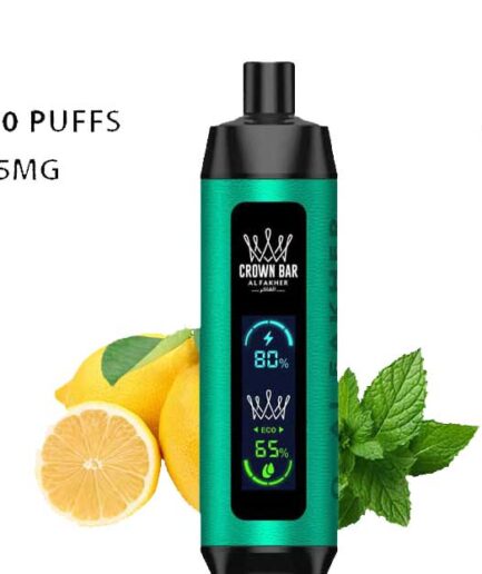 Crown Bar Lemon Mint 8000pfs 5mg