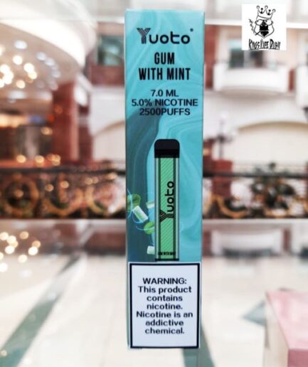 Yuoto xxl Gum Mint 2500puffs
