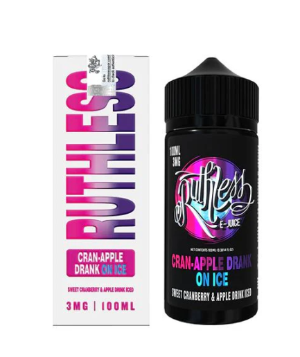 Ruthless CRAN APPLE DRANK ON ICE 3mg