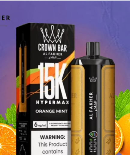 Crown Bar Hyper Max Orange Mint 15000pfs 6mg