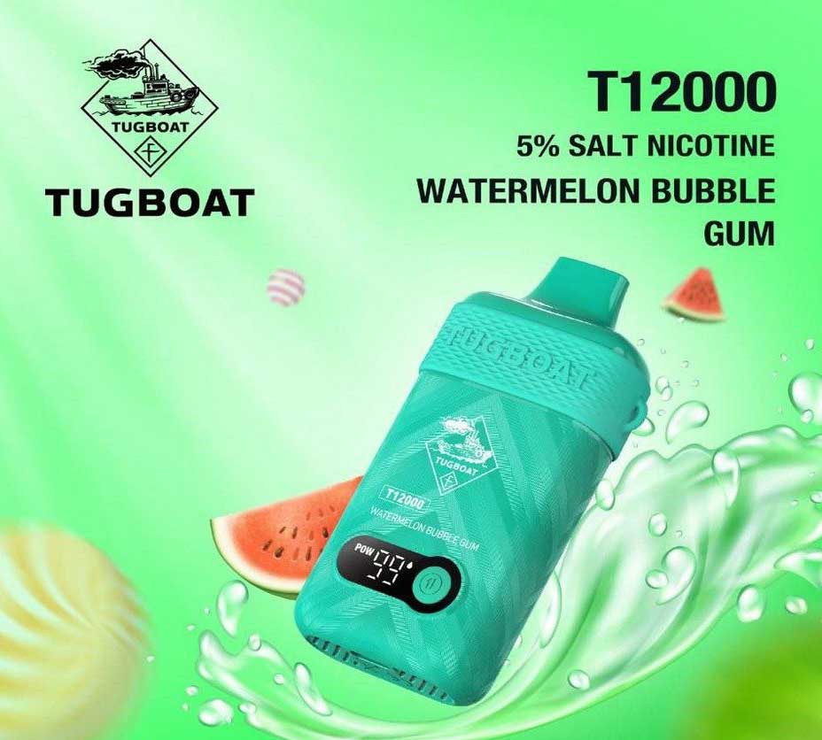 tugboat-t12000-watermelon-bubble-gum-disposble-vape