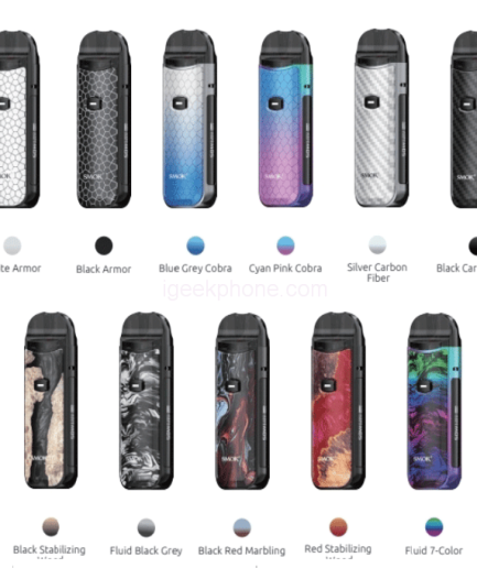 Smoke Nord 50 Wat Kit - Black Stabilizing wood