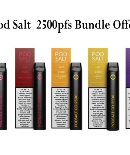 1Deal Buy Any10 Pod Salt Disposable 2500pfs 2% in 380Aed