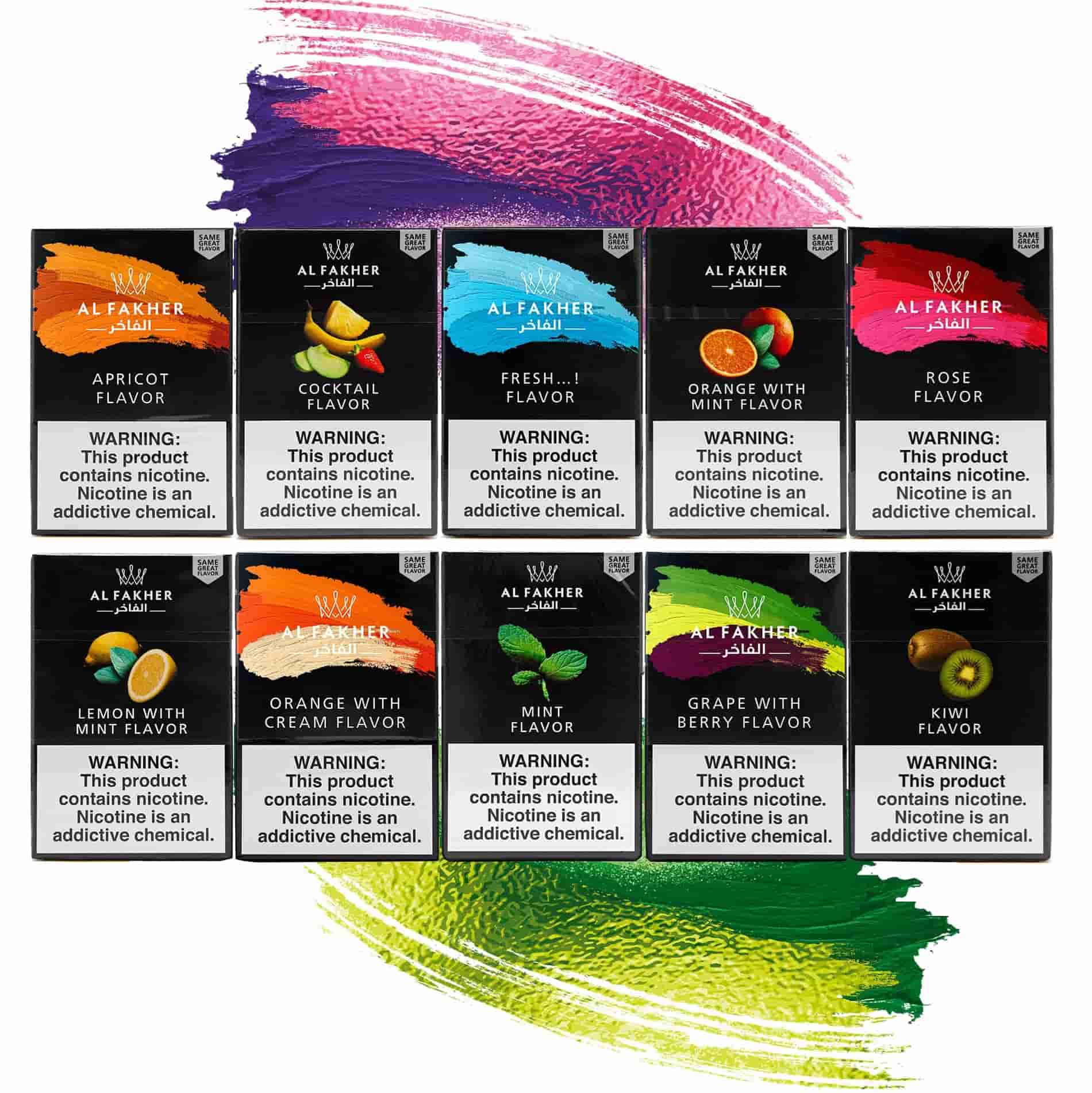al-fakher-hookah-flavours-list