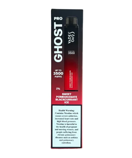 Vapes Bar Ghost Pro Sweet Pomegranate Blackcurrant Ice 3500pfs