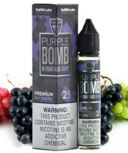 Purpal Bomb By VGOD Salt Nic