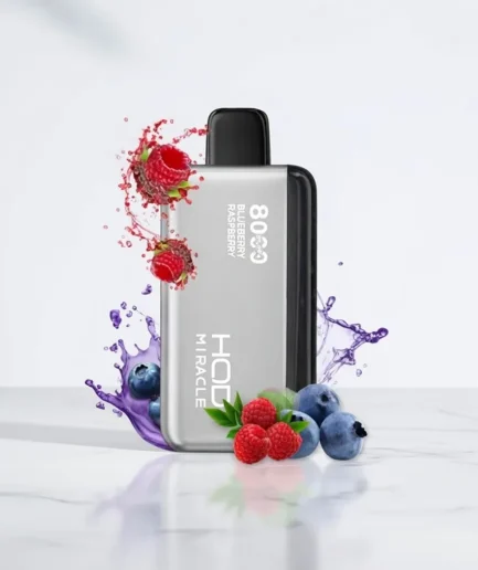 HQD Miracle Blueberry Raspberry 8000pfs 0mg