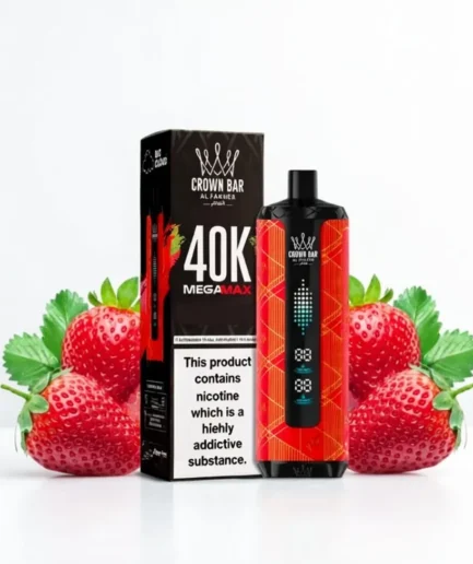 Crown Bar Strawberry Punch 40k puffs 6mg