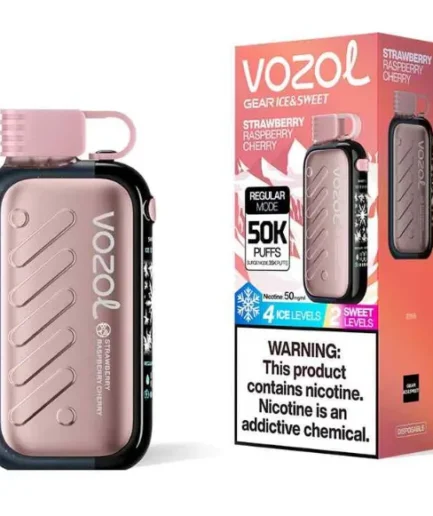 Vozol Gear Ice Strawberry Raspberry cherry 50k pfs